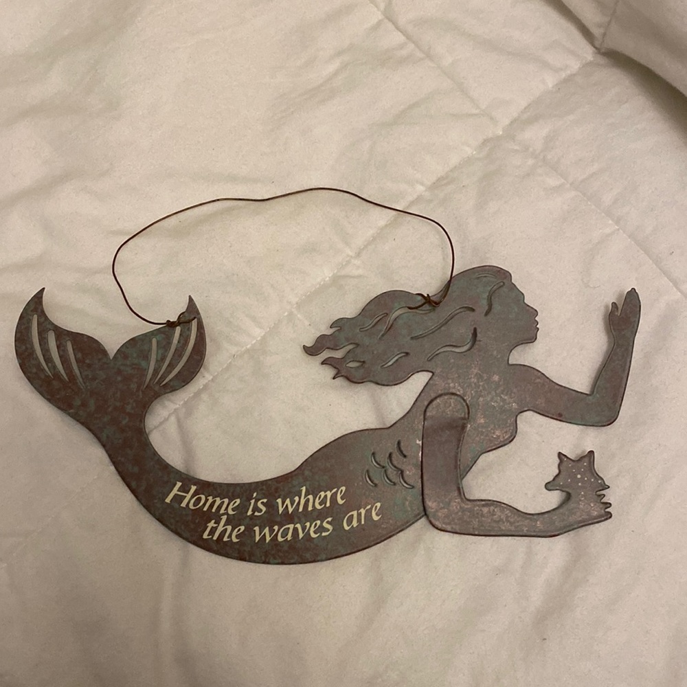 Hanging mermaid decor